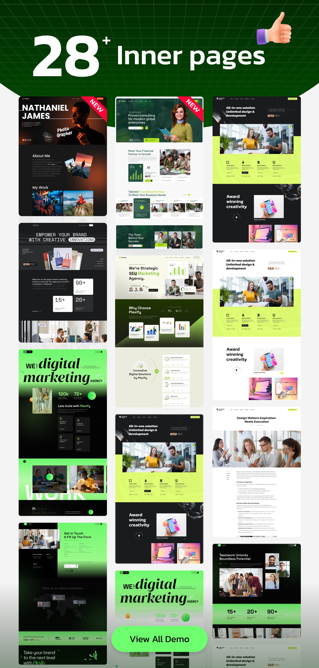 Plexify - Multipurpose Business Agency Theme for W3CMS