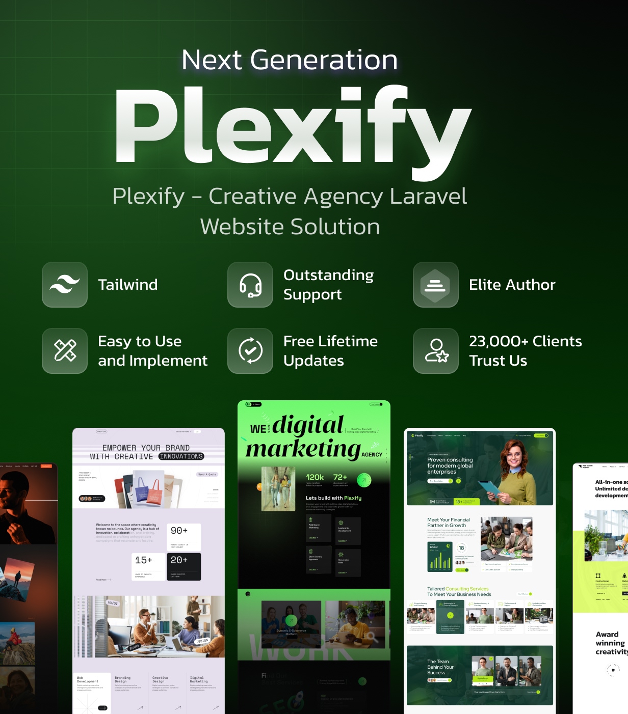Plexify - Multipurpose Business Agency Theme for W3CMS